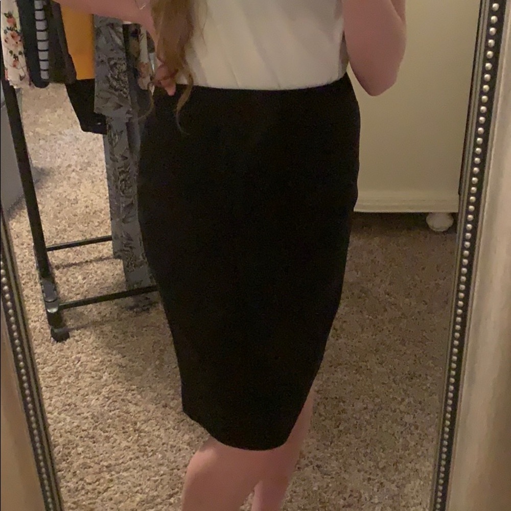 Black Pantsuit skirt, fully lined